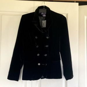 Black Velvet Blazer